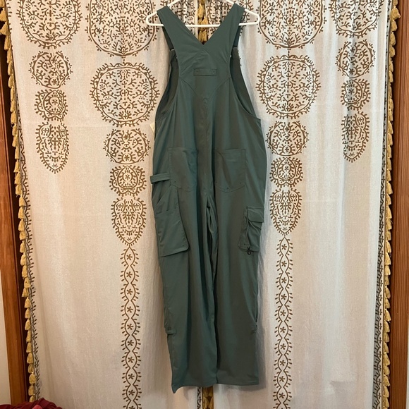 NWT! Duluth Trading Women's S X 29 Heirloom Gardening Bib Overalls FIR Green - Picture 8 of 8